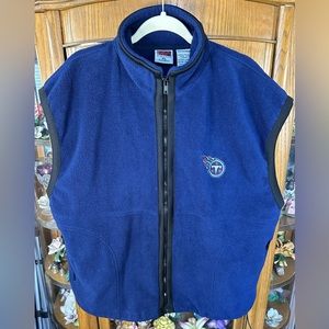 Iron Knights Athletics Vintage 1999 NFL Tennessee Titans Blue Vest/Jacket XL